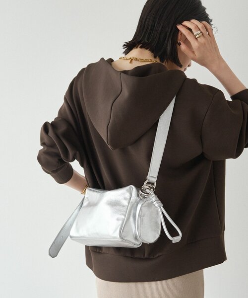 russet（ラシット）の「【再値下げ】ダンボールジップパーカー（Tシャツ/カットソー・レディース・グレー/アイボリー/ダークブラウン・FREE）」の14枚目の写真