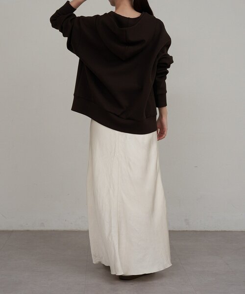 russet（ラシット）の「【再値下げ】ダンボールジップパーカー（Tシャツ/カットソー・レディース・グレー/アイボリー/ダークブラウン・FREE）」の20枚目の写真