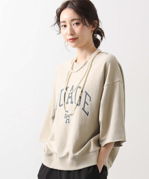 Gready Brilliant - the rejoice ロゴトレーナー NUAGE7分丈スウェット（Tシャツ/カットソー）｜Gready
