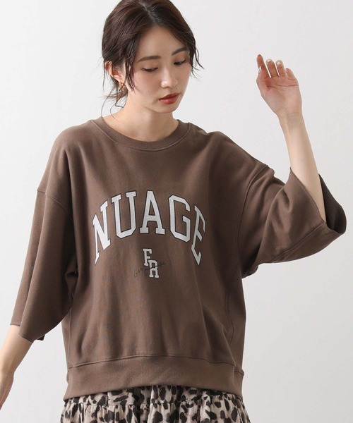 Gready Brilliant - the rejoice ロゴトレーナー NUAGE7分丈スウェット（Tシャツ/カットソー）｜Gready