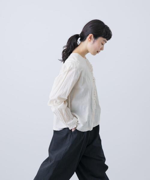 ワッシャーフリルブラウス（シャツ/ブラウス）｜かぐれ（カグレ）の