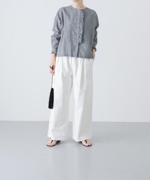 ワッシャーフリルブラウス（シャツ/ブラウス）｜かぐれ（カグレ