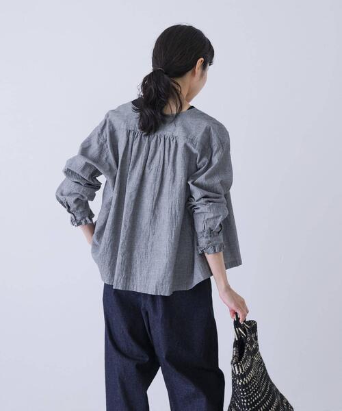 かぐれ（カグレ）の「ワッシャーフリルブラウス（シャツ/ブラウス