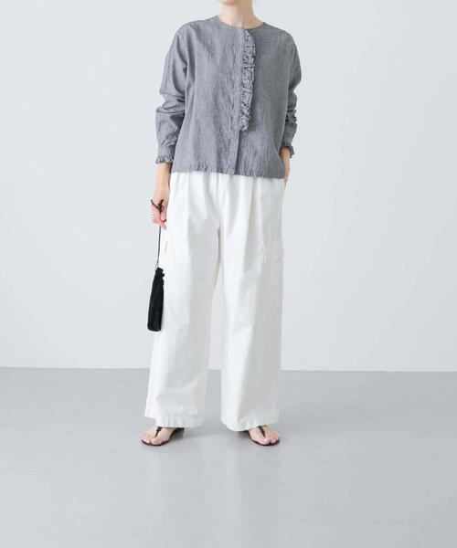 ワッシャーフリルブラウス（シャツ/ブラウス）｜かぐれ（カグレ）の