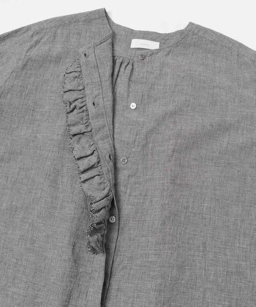 気まぐれお値引き中　かぐれ　今期　新品未使用品　ワッシャーフリルブラウス　黒 かぐれ｜ワッシャーフリルブラウス | Rakuten Fashion(楽天