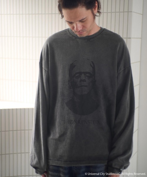 ADAM PATEK（アダムパテック）の「mlt5398-Frankenstein portrait long sleeve 長袖Tシャツ(AP2524019)（Tシャツ/カットソー・メンズ・ホワイト/ブラック・1/2）」の10枚目の写真