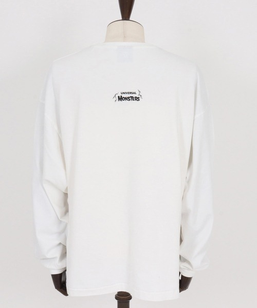ADAM PATEK（アダムパテック）の「mlt5398-Frankenstein portrait long sleeve 長袖Tシャツ(AP2524019)（Tシャツ/カットソー・メンズ・ホワイト/ブラック・1/2）」の17枚目の写真