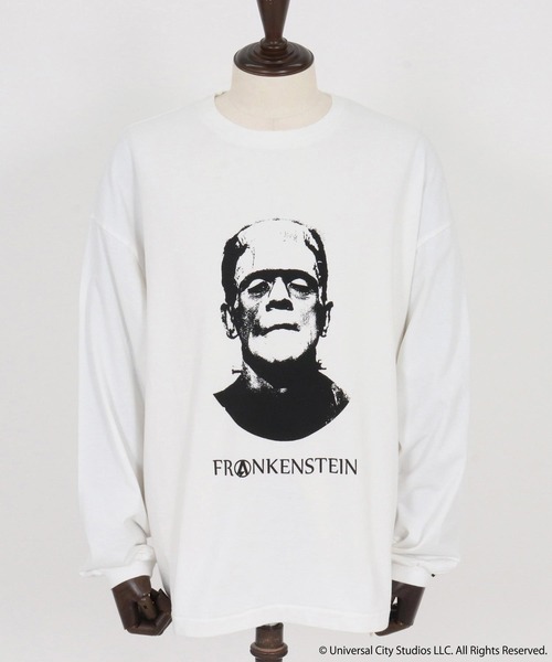 ADAM PATEK（アダムパテック）の「mlt5398-Frankenstein portrait long sleeve 長袖Tシャツ(AP2524019)（Tシャツ/カットソー・メンズ・ホワイト/ブラック・1/2）」の16枚目の写真