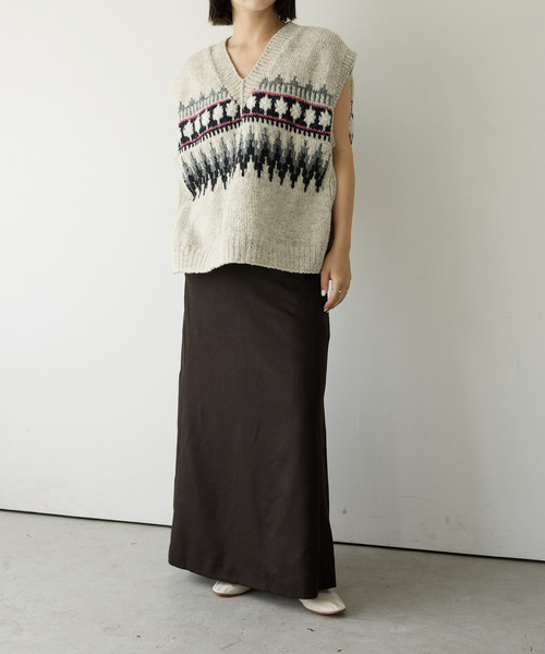 IENA LA BOUCLE ノルディックハンドニットベスト（ベスト）｜IENA LA