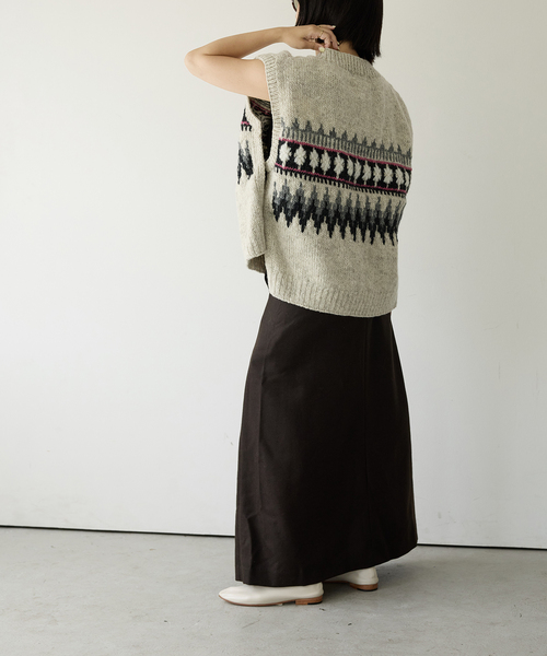 IENA LA BOUCLE ノルディックハンドニットベスト（ベスト）｜IENA LA