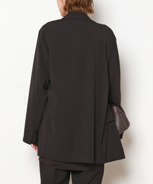 AP STUDIO(エーピーストゥディオ)の「ウールコンフォートジャケット(テーラードジャケット・レディース・チョコ/グレー・38/36)」の11枚目の写真