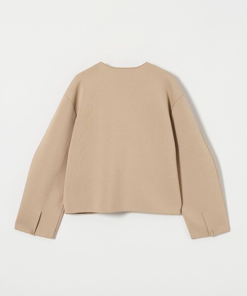 ★美品　【conte】スムースVネック ノーボタンカーディガン UNITED ARROWS｜<conte>スムース Vネック ノーボタン