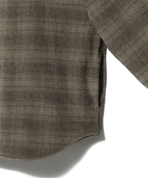 ESTNATION(エストネーション)の「GOOD PEOPLE GOOD STITCHING GOOD PRODUCT for ESTNATION / オーバーシャツジャケット(ブルゾン・メンズ・オリーブ/ブラック・MEDIUM/LARGE)」の11枚目の写真