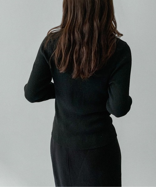 セール】【on:nue】[着用動画あり！/選べる4色展開] モックネック