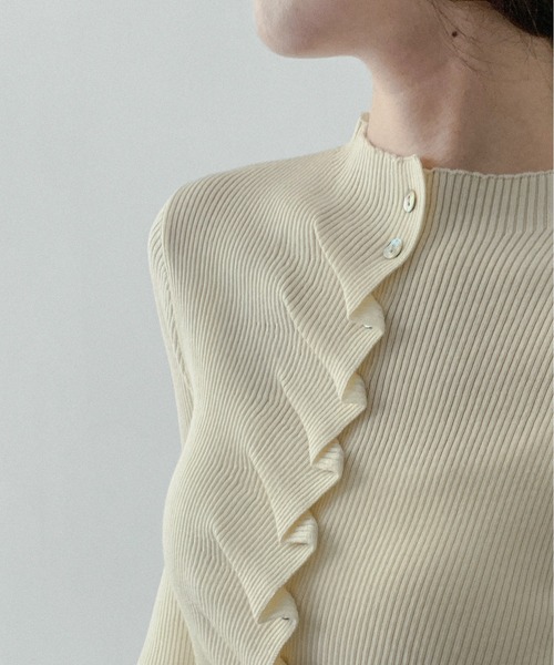 セール】【on:nue】[着用動画あり！/選べる4色展開] モックネック