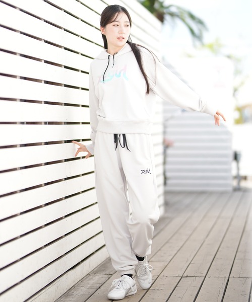 セール】X-girl SPORTS/エックスガールスポーツ パーカー ショート丈