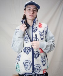 HUMAROUS（ヒューマラス）の「HUMAROUS ジャカード ボア ベスト（ベスト）」