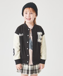 ever closet(エバークローゼット)の裏起毛 カレッジ風 スタジャン(ブルゾン)