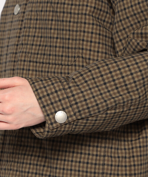 WOMEN'S NYLON TUSSAH WORK JACKET PLAID（ブルゾン）｜DANTON