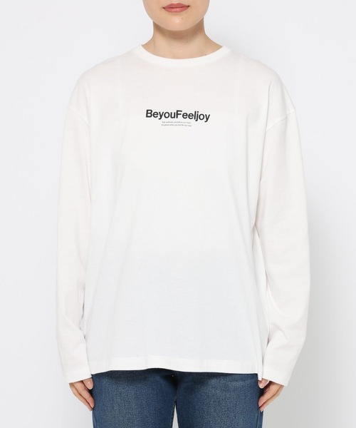 LOWRYS FARM（ローリーズファーム）の「プリントロゴTシャツLS　580981（Tシャツ/カットソー・レディース・ピンク/オフホワイト/チャコールグレー/グレー・FREE）」の16枚目の写真