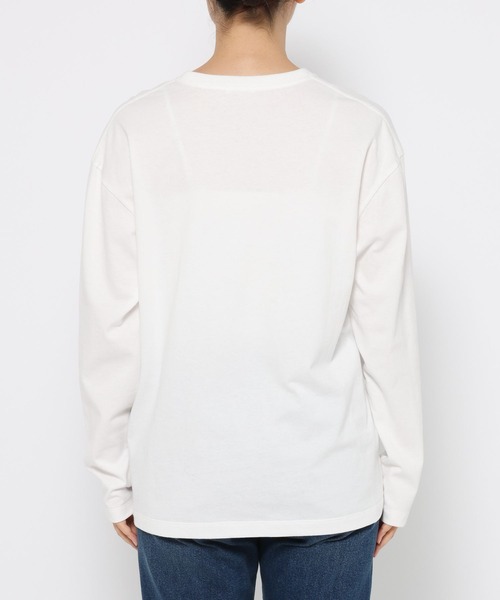 LOWRYS FARM（ローリーズファーム）の「プリントロゴTシャツLS　580981（Tシャツ/カットソー・レディース・ピンク/オフホワイト/チャコールグレー/グレー・FREE）」の18枚目の写真