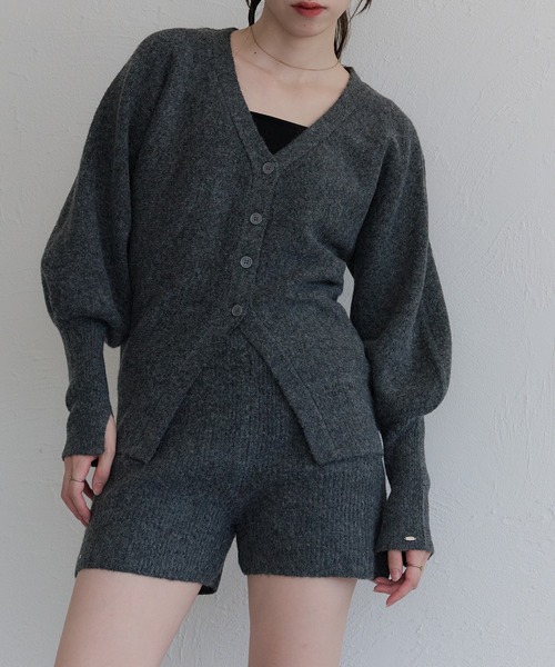 raffime（ラフィミー）の「【セットアップ可能】メランジニットショートパンツ（その他パンツ・レディース・ブラウン/アイボリー/グレー・フリー）」の10枚目の写真