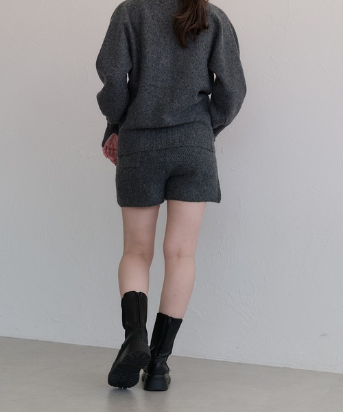 raffime（ラフィミー）の「【セットアップ可能】メランジニットショートパンツ（その他パンツ・レディース・ブラウン/アイボリー/グレー・フリー）」の18枚目の写真