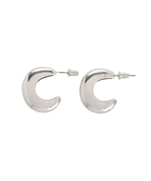 LAGUNAMOON（ラグナムーン）の「チャンキーフープピアス（ピアス（両耳用）・レディース・ゴールド/シルバー・FREE）」の2枚目の写真