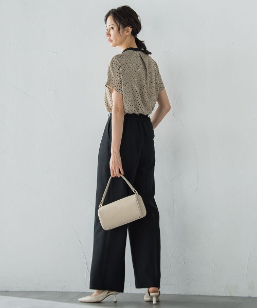 セール】【WEB限定】プリントアムンゼンブラウス≪洗濯機で洗える/透け