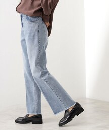 THE SHOP TK  | デニムフレアパンツ【洗濯機可】(デニムパンツ)