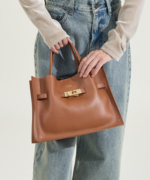 ストロー素材 トート型ハンドバッグ　ヴィオラドーロ　ゴールド VIOLAd'ORO-ヴィオラドーロ｜公式オンラインストア