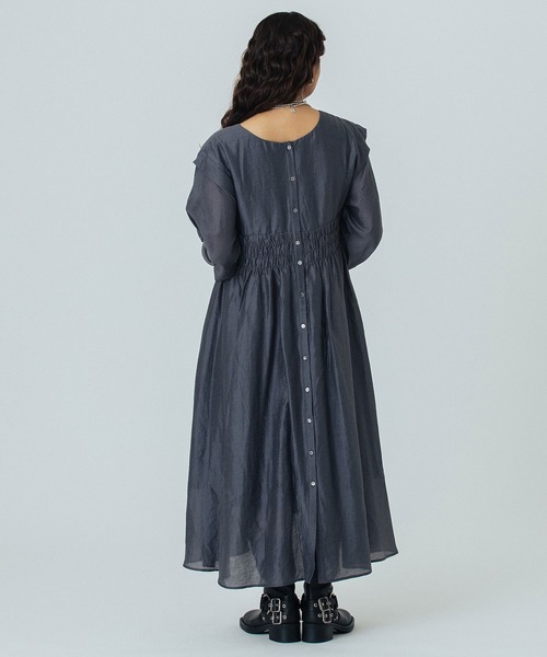 ROSE BUD（ローズバッド）の「VOLUME DRESS（ワンピース・レディース・グレー/ブラック・ONE SIZE）」の16枚目の写真