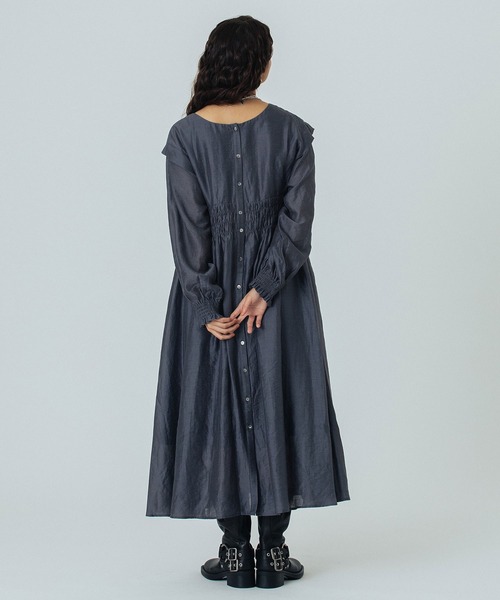 ROSE BUD（ローズバッド）の「VOLUME DRESS（ワンピース・レディース・グレー/ブラック・ONE SIZE）」の5枚目の写真