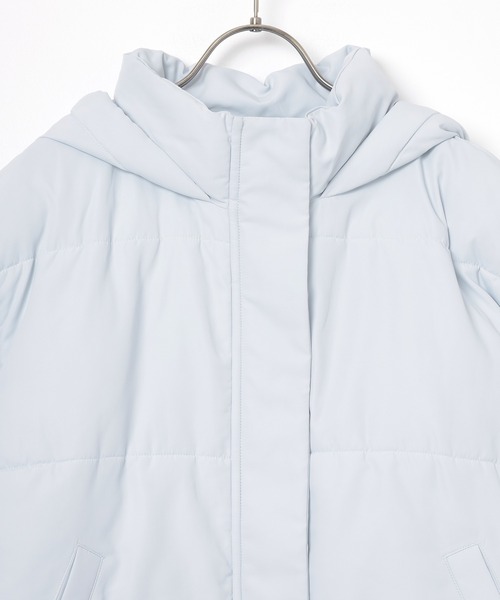 Honeys（ハニーズ）の「【非フッ素撥水加工】ファイバーダウンブルゾン（ブルゾン・レディース・ピンク/サックスブルー/ベージュ/ブラック/ホワイト・L/M/LL/S）」の21枚目の写真