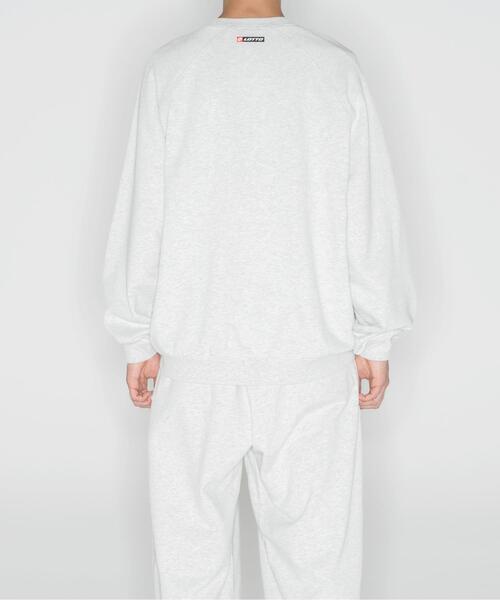 LOTTO（ロット）の「LOTTO　M/N/T LOGO SWEAT PULLOVER（スウェット・メンズ・グレー/ブラック/ネイビー・MEDIUM/LARGE/X-LARGE/XX-LARGE）」の6枚目の写真