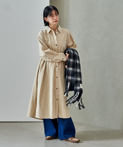 セール】コーデュロイ シャツワンピース（ワンピース）｜FREAK'S STORE