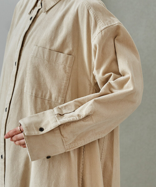 コーデュロイ シャツワンピース（ワンピース）｜FREAK'S STORE
