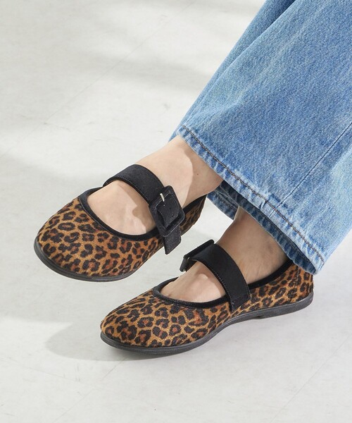 MACARENA: レオパード メリー ジェーン（バレエシューズ