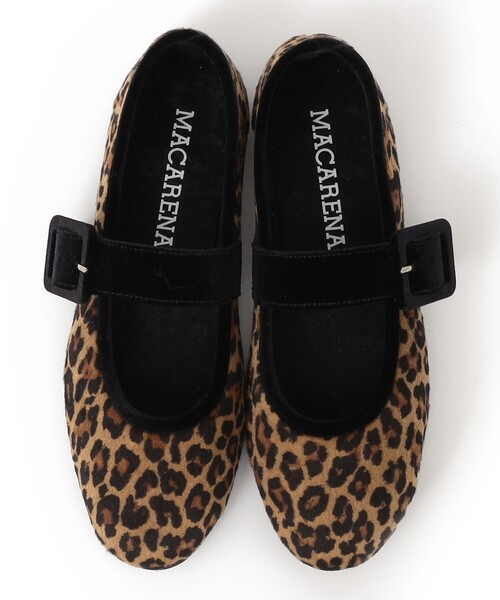 SHIPS(シップス)の「MACARENA: レオパード メリー ジェーン(バレエシューズ・レディース・ブラウン・38/37/36)」の10枚目の写真