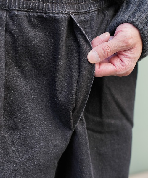 Aphlotus（アプロタス）の「イージータックデニムスラックス（デニムパンツ・メンズ・ブラック/ブルー・LARGE/MEDIUM/SMALL）」の5枚目の写真