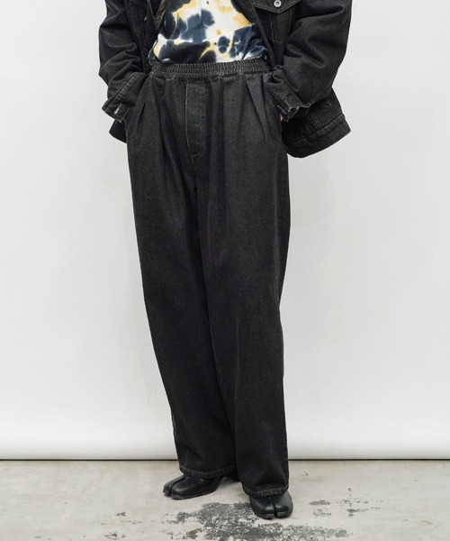 Aphlotus（アプロタス）の「イージータックデニムスラックス（デニムパンツ・メンズ・ブラック/ブルー・LARGE/MEDIUM/SMALL）」の21枚目の写真