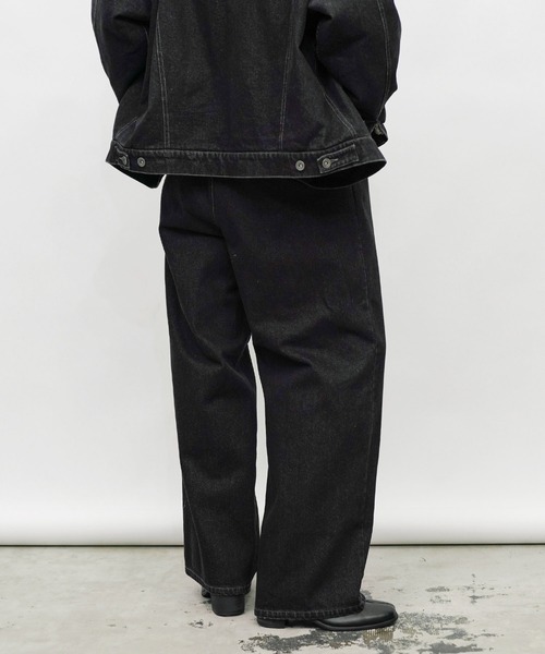 Aphlotus（アプロタス）の「イージータックデニムスラックス（デニムパンツ・メンズ・ブラック/ブルー・LARGE/MEDIUM/SMALL）」の22枚目の写真