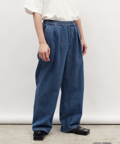 Aphlotus（アプロタス）の「イージータックデニムスラックス（デニムパンツ・メンズ・ブラック/ブルー・LARGE/MEDIUM/SMALL）」の8枚目の写真