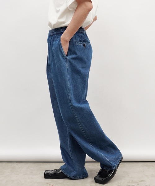 Aphlotus（アプロタス）の「イージータックデニムスラックス（デニムパンツ・メンズ・ブラック/ブルー・LARGE/MEDIUM/SMALL）」の9枚目の写真