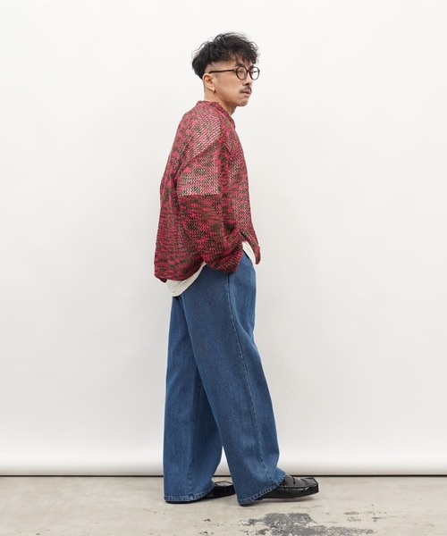 Aphlotus（アプロタス）の「イージータックデニムスラックス（デニムパンツ・メンズ・ブラック/ブルー・LARGE/MEDIUM/SMALL）」の14枚目の写真