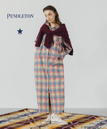 レディースのシャツワンピース（ピンク/桃色系・チェック柄