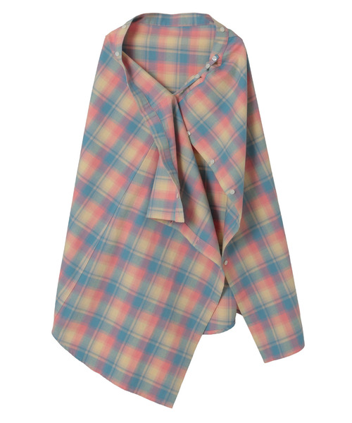PENDLETON(ペンドルトン)の「【PENDLETON】FLANNEL CHECKED MULTI DRESS(シャツワンピース・レディース・サックスブルー/ピンク/ベージュ・FREE)」の14枚目の写真