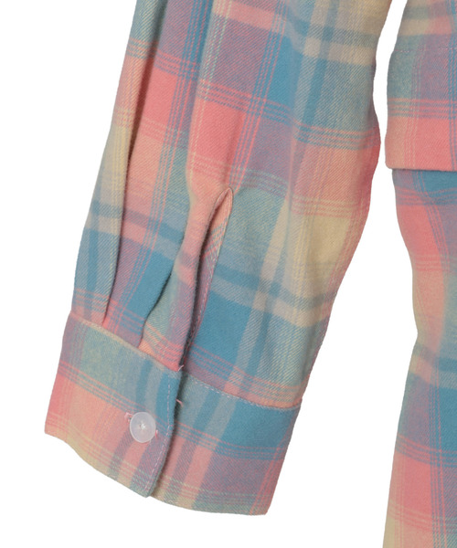 PENDLETON(ペンドルトン)の「【PENDLETON】FLANNEL CHECKED MULTI DRESS(シャツワンピース・レディース・サックスブルー/ピンク/ベージュ・FREE)」の20枚目の写真
