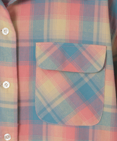PENDLETON(ペンドルトン)の「【PENDLETON】FLANNEL CHECKED MULTI DRESS(シャツワンピース・レディース・サックスブルー/ピンク/ベージュ・FREE)」の19枚目の写真