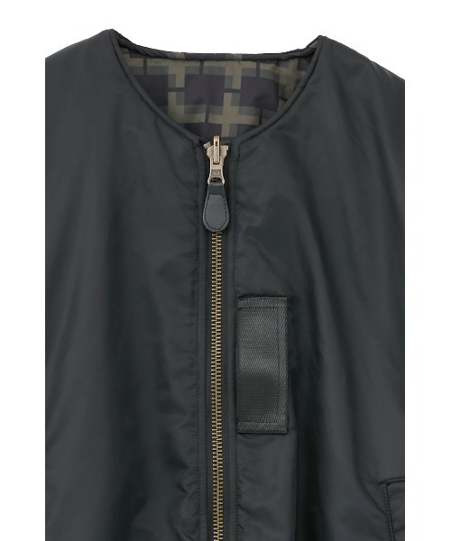 CLANE（クラネ）の「CLANE x FRGMT REVERSIBLE MA-1（MA-1・レディース・カーキ/ブラック・S/M）」の6枚目の写真